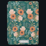 Blume Muster Notebook iPad Air Cover<br><div class="desc">.</div>