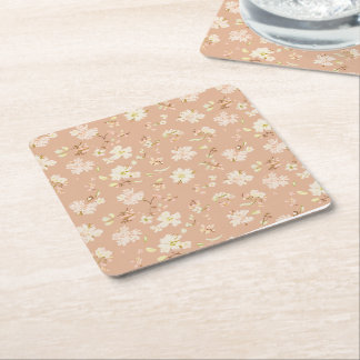 Blume Muster Papper Untersetzer