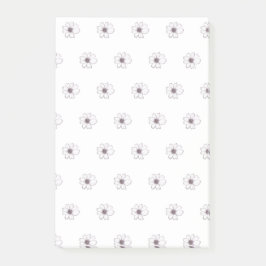 Blume Muster Post-it-Hinweise Post-it Klebezettel