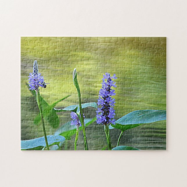 Blume nach Teich (Horizontal)