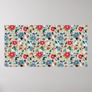 Blume nahtlos poster