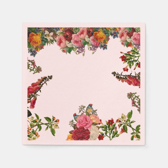 Blume Napkin Serviette (Vorderseite)