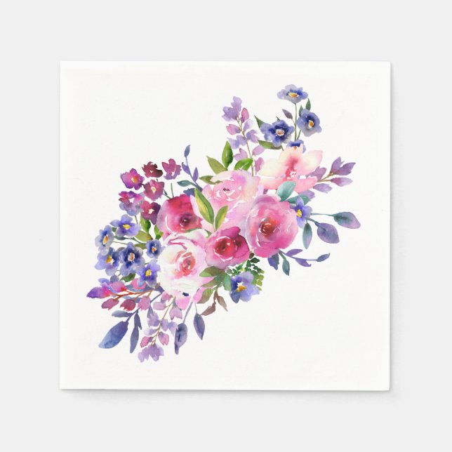 Blume Napkins Serviette (Vorderseite)