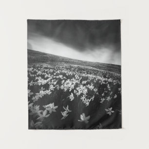 Blume Narcissus auf dem Berg Golica, Slowenien Wandteppich
