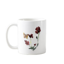 Blume Natur Art Butterfly Mohn