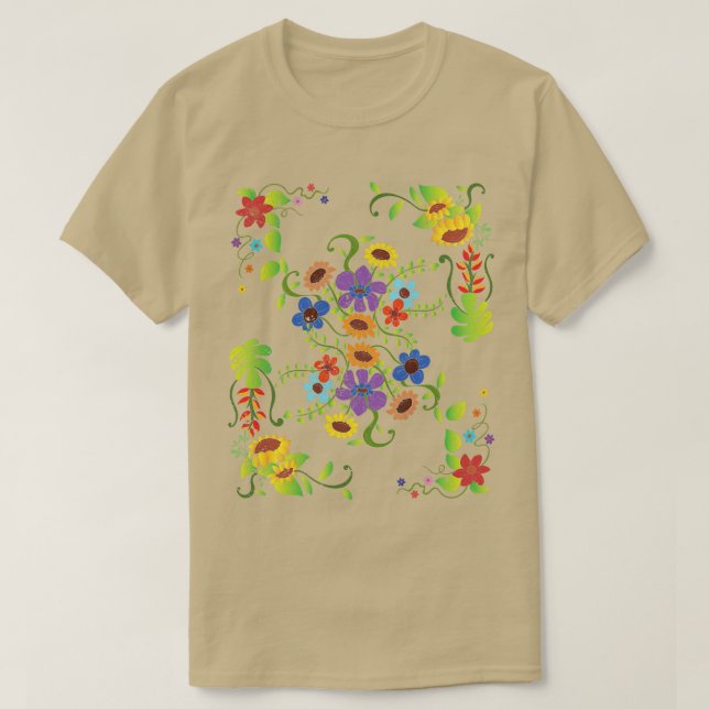Blume Natur Blüten Botanik Garten Blume Botan T-Shirt (Design vorne)