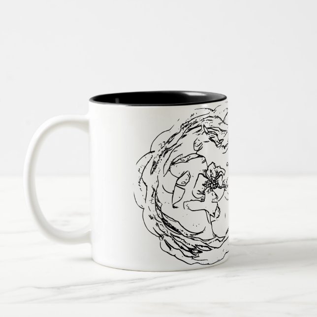 Blume Natural Zweifarbige Tasse (Links)