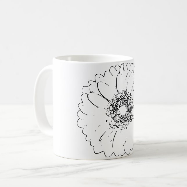 Blume Naturkunde Kaffeetasse (Vorderseite Links)