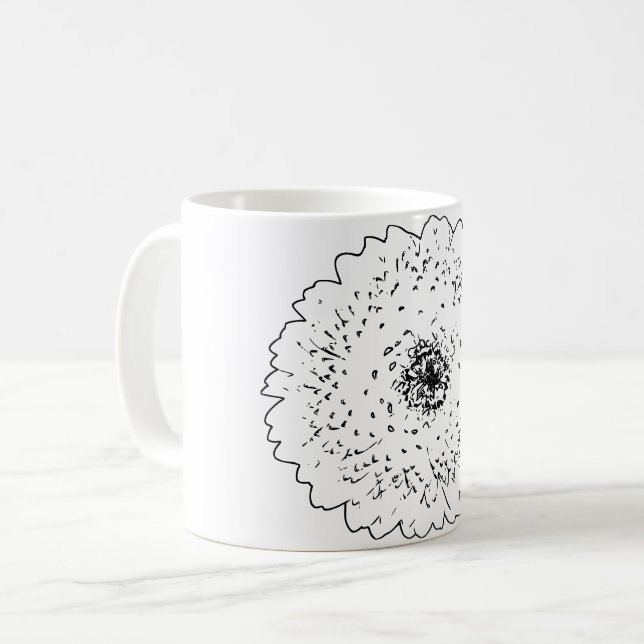 Blume Naturkunde Kaffeetasse (Vorderseite Links)