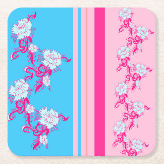 Blume, natürlich, peinlich, Geschenk, pink Rechteckiger Pappuntersetzer