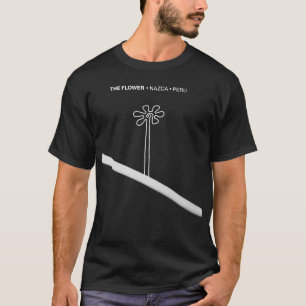 Blume Nazca Peru antikes idol Geoglyph Symbol Inn T-Shirt