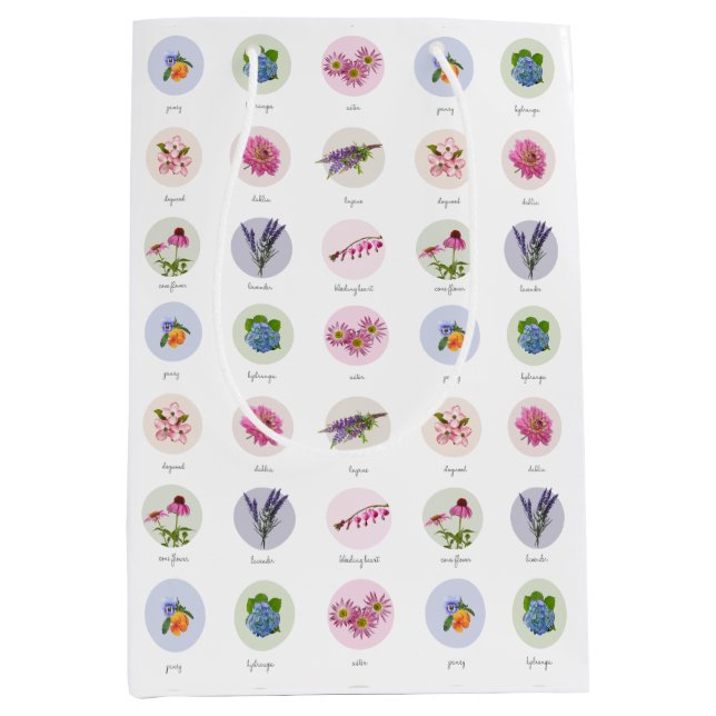 Blume Neuenglands Mittlere Geschenktüte (Vorderseite)