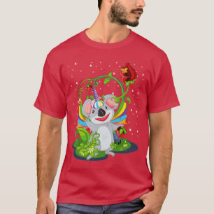 Blume Niedlich Fantasy Animal Unicorn Niedlich Aus T-Shirt