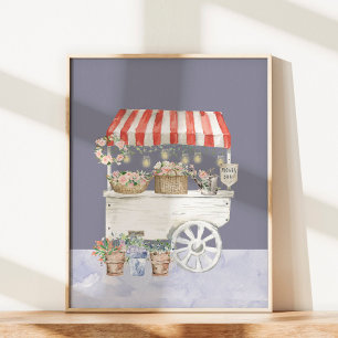 Blume Nordic Walking in der Region Ritom-Piora Poster