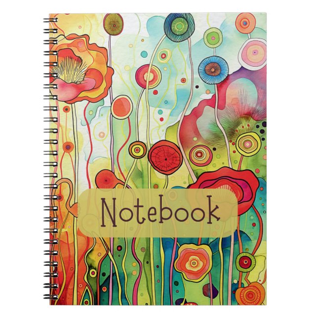 Blume-Notebook Notizblock (Vorderseite)