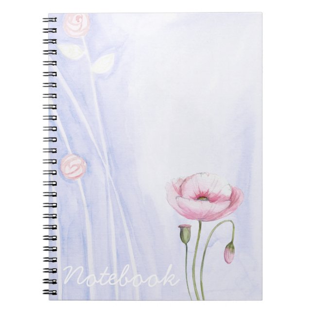 Blume-Notebook Notizblock (Vorderseite)