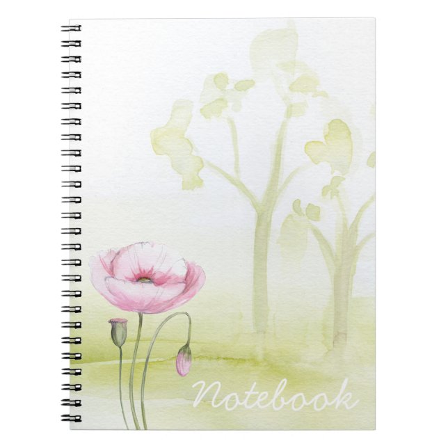 Blume-Notebook Notizblock (Vorderseite)