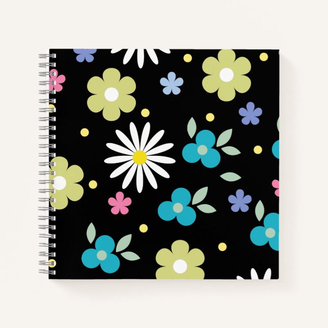 Blume-Notebook Notizbuch (Vorderseite)