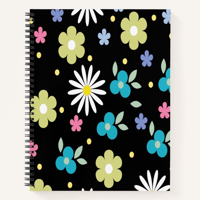 Blume-Notebook Notizbuch (Vorderseite)