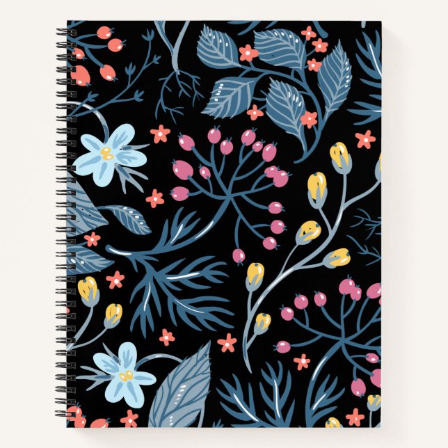 Blume-Notebook Notizbuch (Vorderseite)