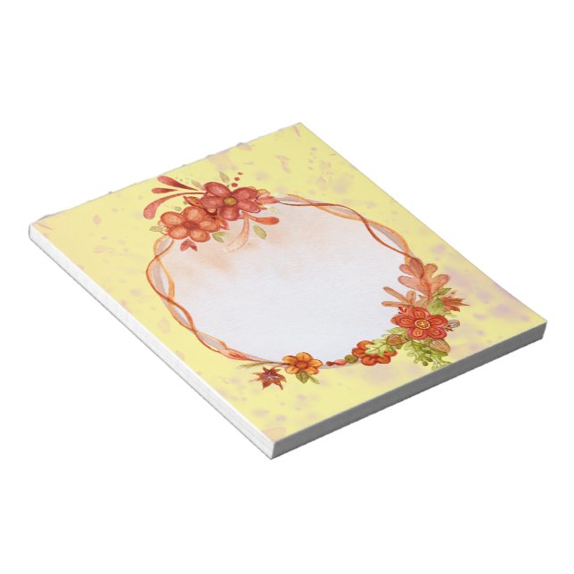 Blume Notepad Notizblock (angewinkelt)