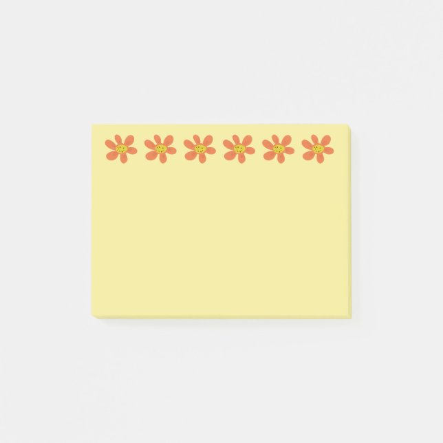 Blume Notepad Post-it Klebezettel (Vorderseite)