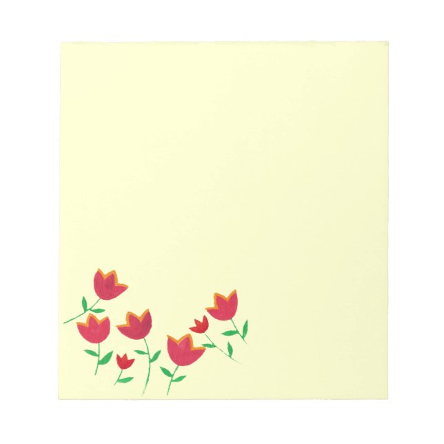 Blume Notizblock (Vorderseite)