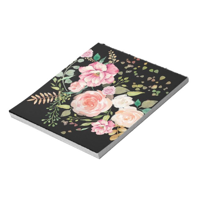 Blume Notizblock (Rotiert)