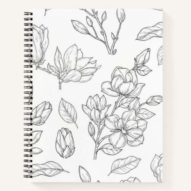 Blume Notizbuch (Vorderseite)