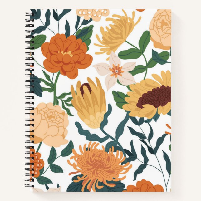 Blume Notizbuch (Vorderseite)