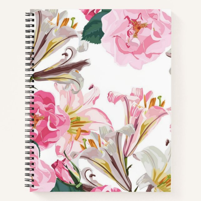 Blume Notizbuch (Vorderseite)