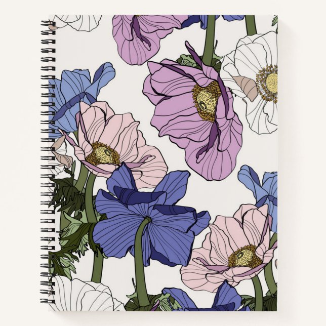Blume Notizbuch (Vorderseite)