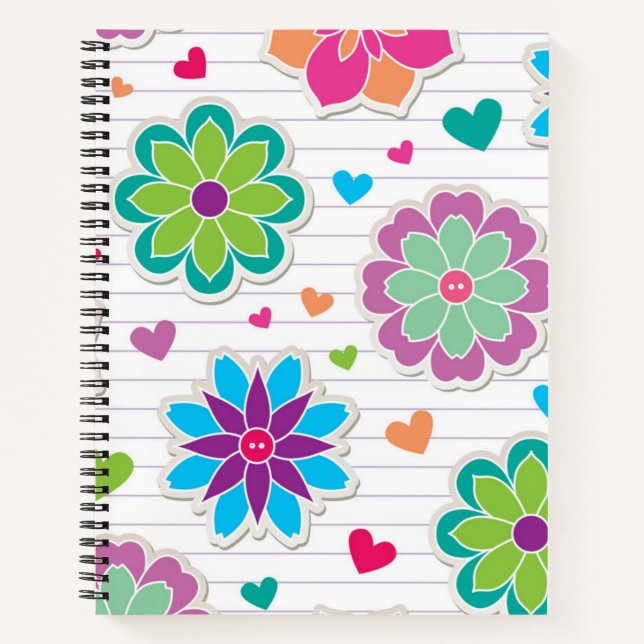 Blume Notizbuch (Vorderseite)