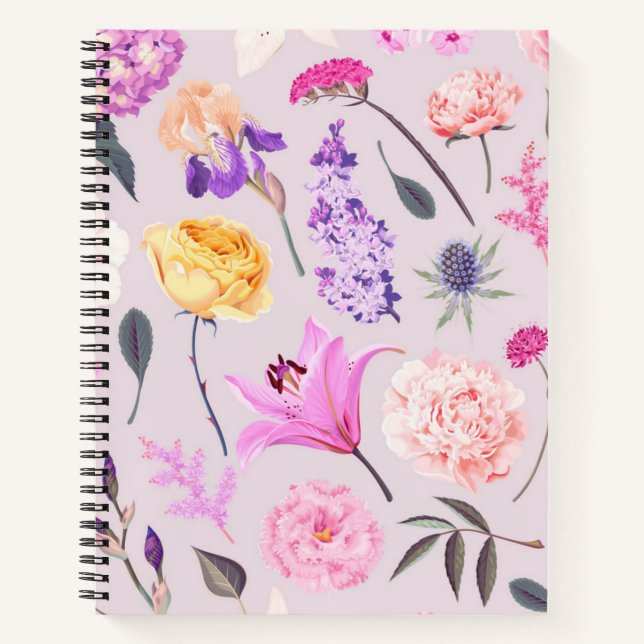 Blume Notizbuch (Vorderseite)