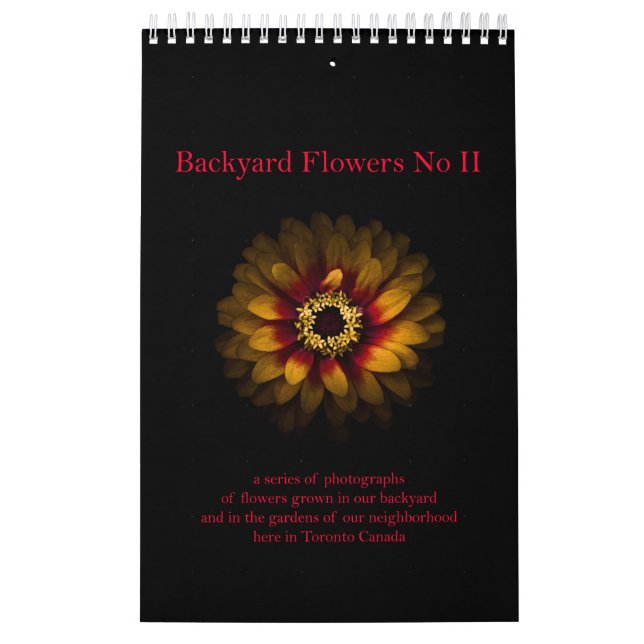 Blume Nr. II Kalender (Titelbild)
