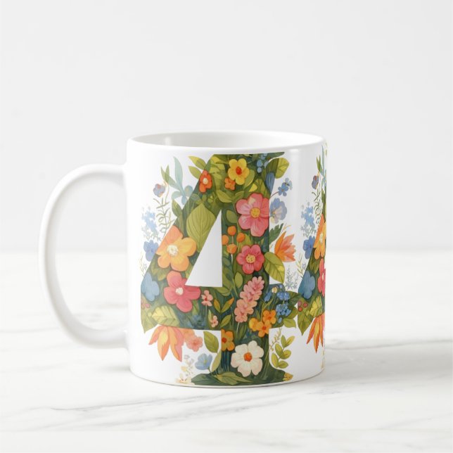 Blume Nummer vier Kaffeetasse (Links)
