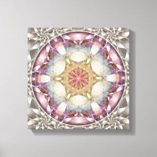 Blume of Life Mandala 13 Wrapped Canvas Print Leinwanddruck