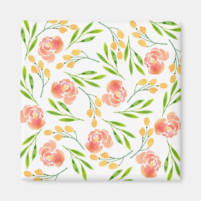 Blume Ohren Magnet (Vorne)