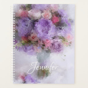 Blume Ölgemälde Elegante Moderne Vorlage Planer