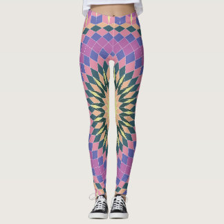 Blume optischer Effekte Leggings