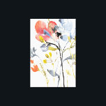 Blume Overlay - Aquarellfarben-Pastell-Blume Leinwanddruck<br><div class="desc">Blume Overlay I von Jennifer Goldberger. Blume und Stiele in einem Aquarellstil,  vorwiegend mit einem hellen Farbschema.</div>
