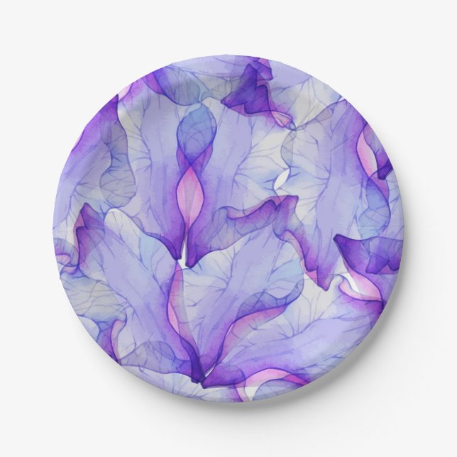 Blume Pappteller (Vorderseite)
