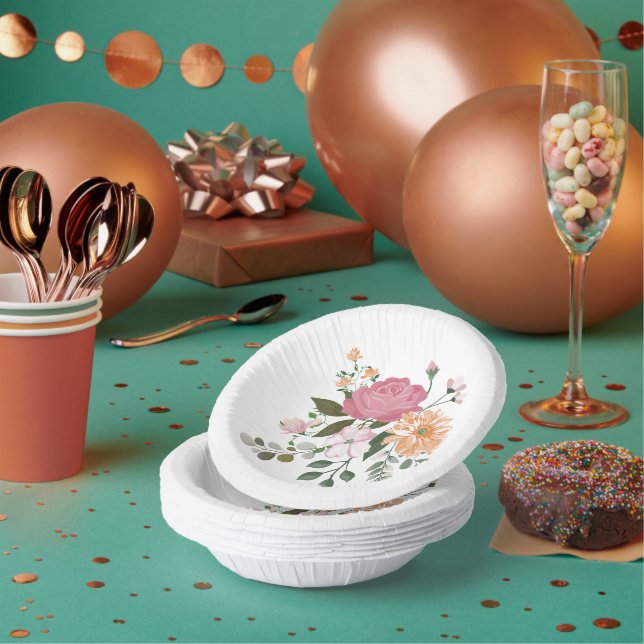 Blume Pappteller (Multi)