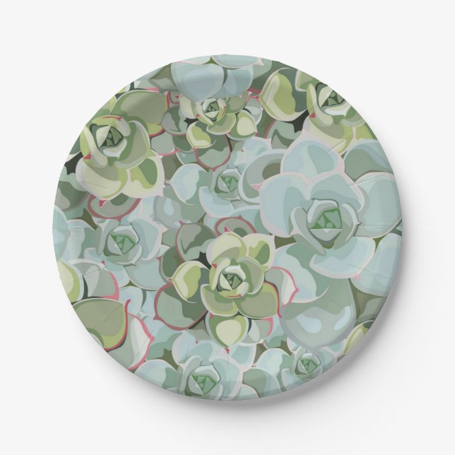 Blume Pappteller (Vorderseite)