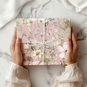 Blume Paradies Blasskastanienrosa Romantik Geschenkpapier