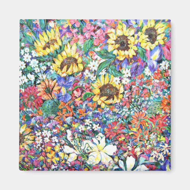 Blume Party Magnet (Vorne)