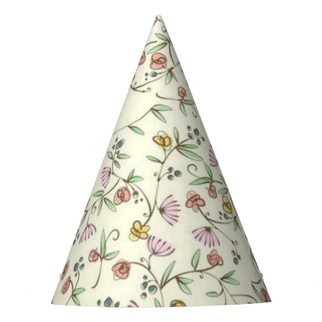Blume Partyhütchen (Vorderseite)