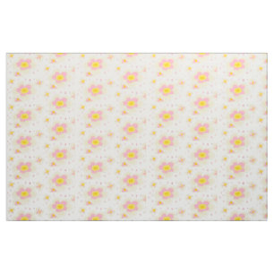 Blume Pastell Abstrakte Aquarellgestaltung Stoff