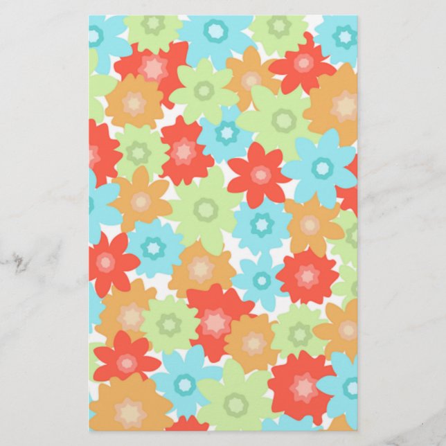 BLUME PATTERN BRIEFPAPIER (Vorderseite)