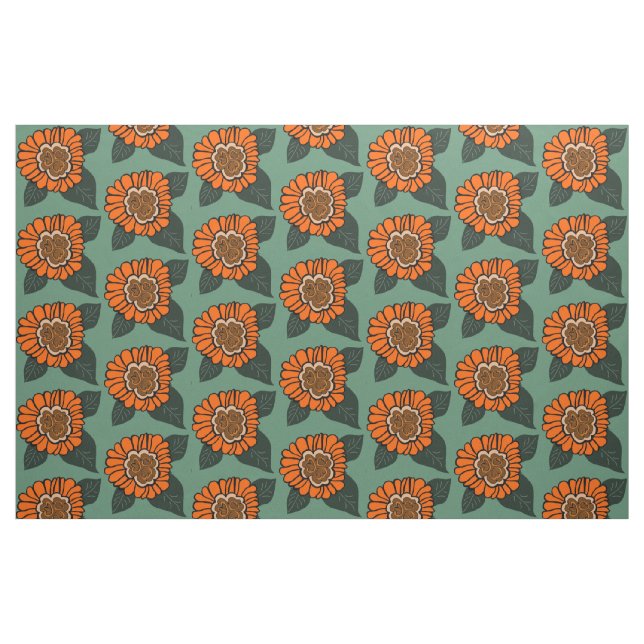 BLUME PATTERN STOFF (Fat Quarter (45,7 x 55,9 cm))